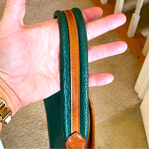Vintage Dooney & Burke Hunter Green Shoulder Bag - Picture 6 of 11